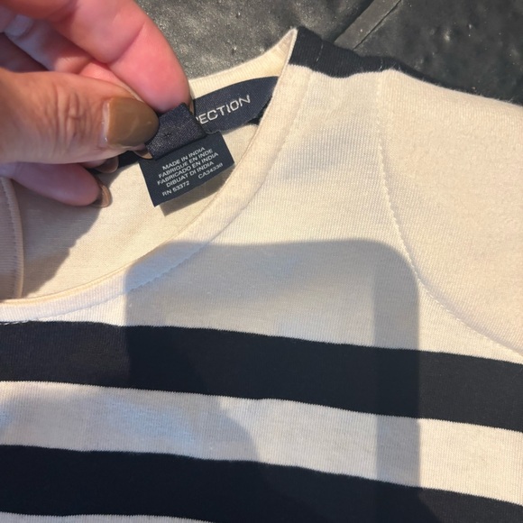 French Connection Striped Knit Dress – Size 8 - Picture 5 of 5